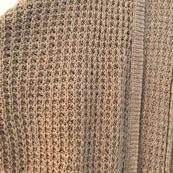 Brown Waffle Cardigan - Picture 2 of 3
